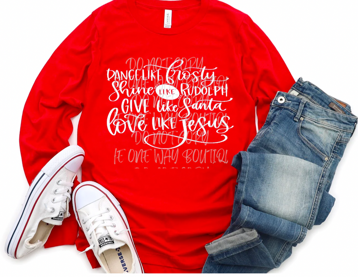 Dance Like Frosty Long Sleeve Graphic