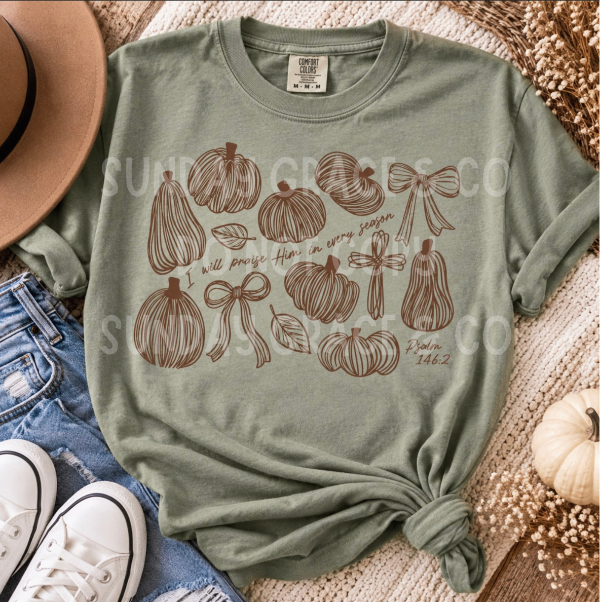 I Will Praise Him In Every Season Graphic Tee