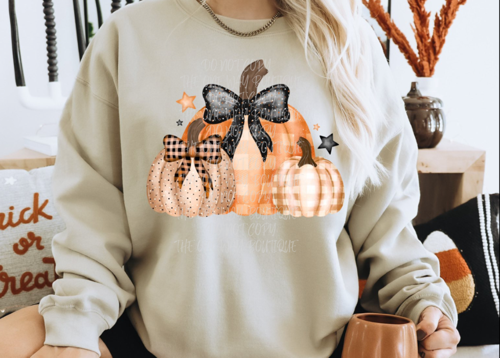 Bows & Pumpkins Graphic