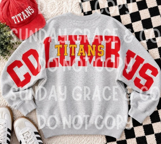 Columbus Titans Collegiate Crewneck