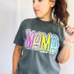 Mama Colorful Bubble Graphic