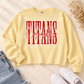 Titans Raw Hem Crewneck