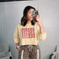Titans Raw Hem Crewneck