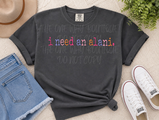 I need an Alani Graphic Tee