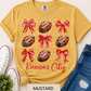 Game Day Bow Tee | Comfort Colors Tee