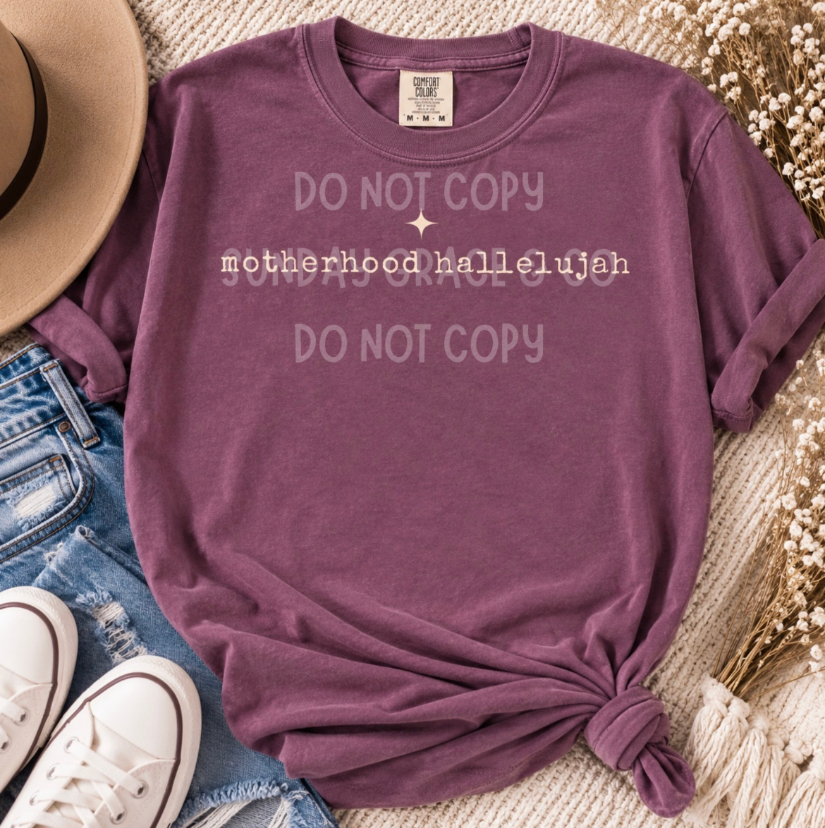 Motherhood Hallelujah Tee