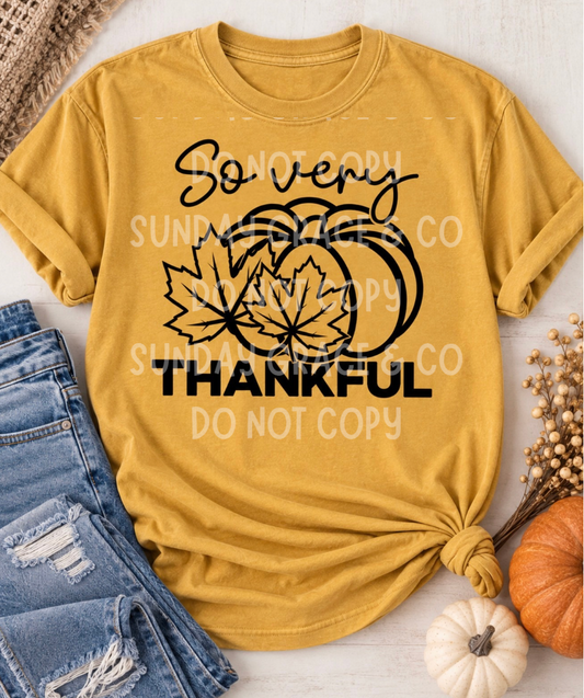 So Very Thankful Graphic Tee