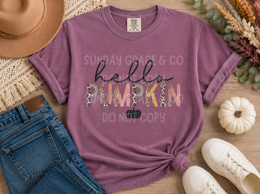 Hello Pumpkin Graphic Tee