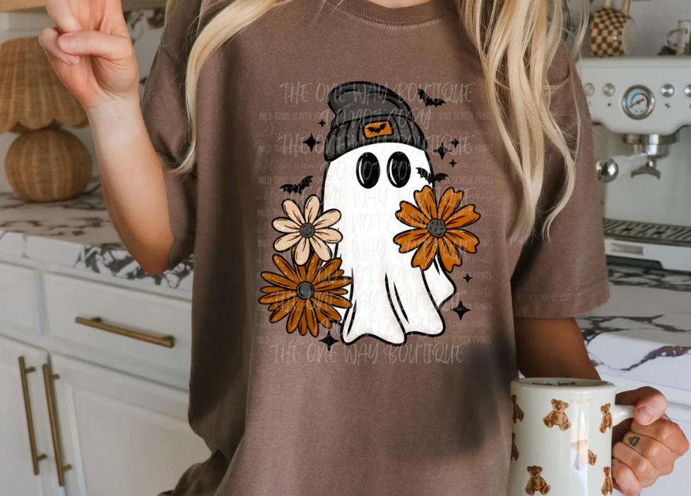 Floral Fall Ghosty Graphic