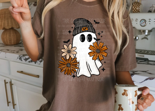 Floral Fall Ghosty Graphic